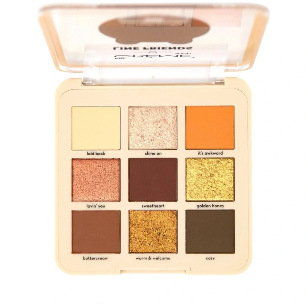 The Crème Shop Line Friends Warm & Toasty Eyeshadow Palette